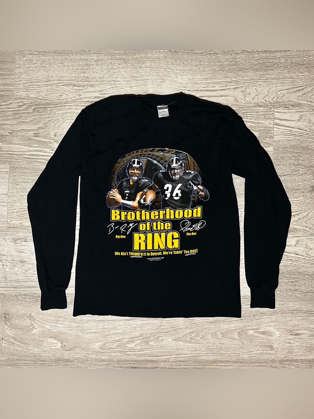 2006 Pittsburgh Steelers “Brotherhood of the Ring” Long Sleeve Graphic Shirt